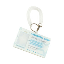 Compact Angel Wing Themed 1Inch Badge Sleeve Acrylic With-Blue
