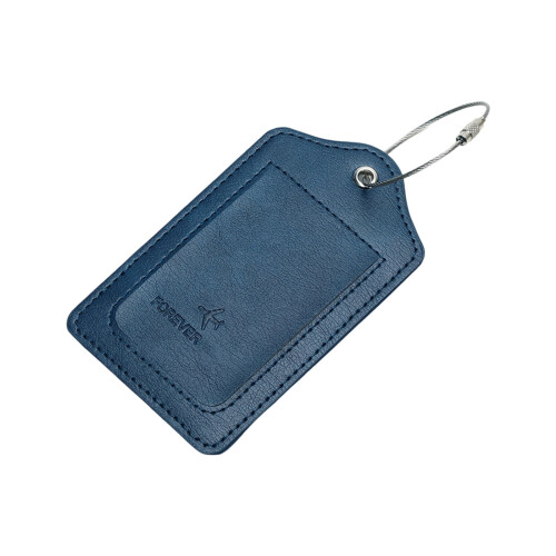 Tear Resistant Luggage Identifier with Privacy-Deep Blue