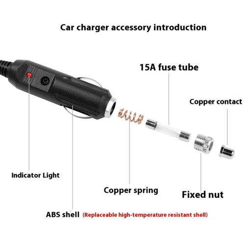 Portable Power Cable Mobicool 12V Plug Cool Box 2-Meter 12V Cooler 2