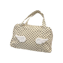 Vibrant Dot Pattern Toiletry Case Wear Resistant Cosmetic-Beige