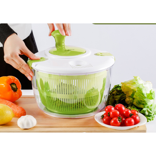 Large-Scale Produce Washer with Easy Spin Drying Mechanism, Multifunctional Vegetable Drying Solution for Streamlined Kitchen Preparation 2