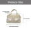 Vibrant Dot Pattern Toiletry Case Wear Resistant Cosmetic-Beige 5