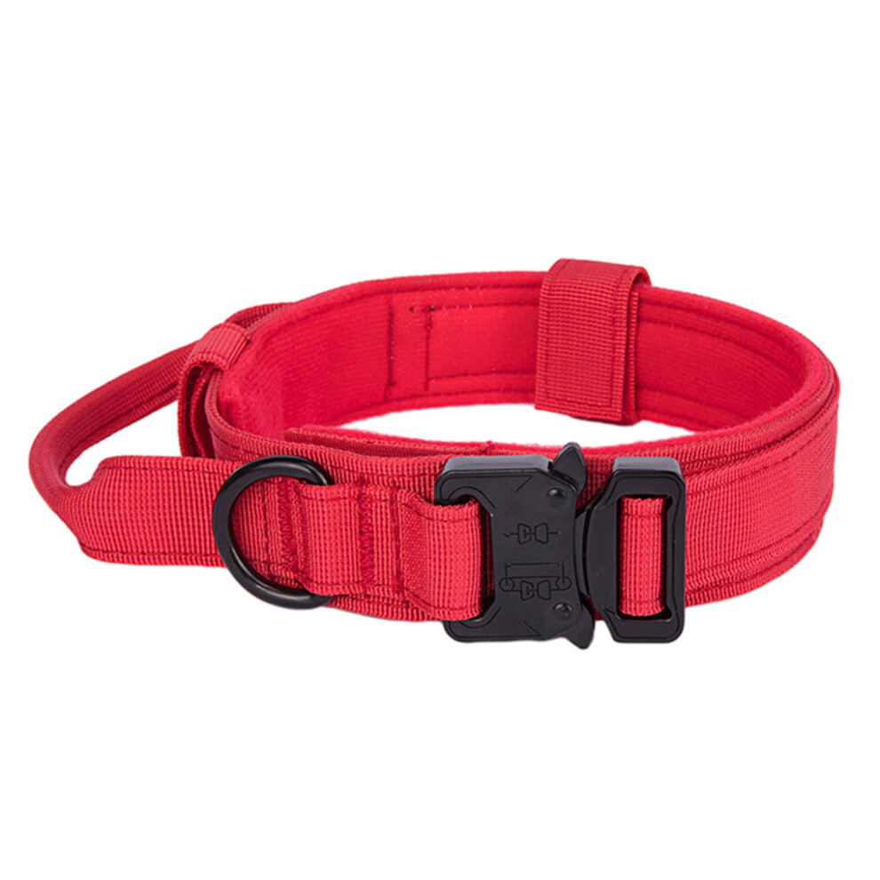 (Red, L) Pet Collar Replacement Protective Walking Training Choker Necklace-image-OPC-PMZRPFC-NEW