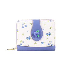 Bifold-Clutch-Geldbörse, minimalistisches Kreditkartenetui,-Blau