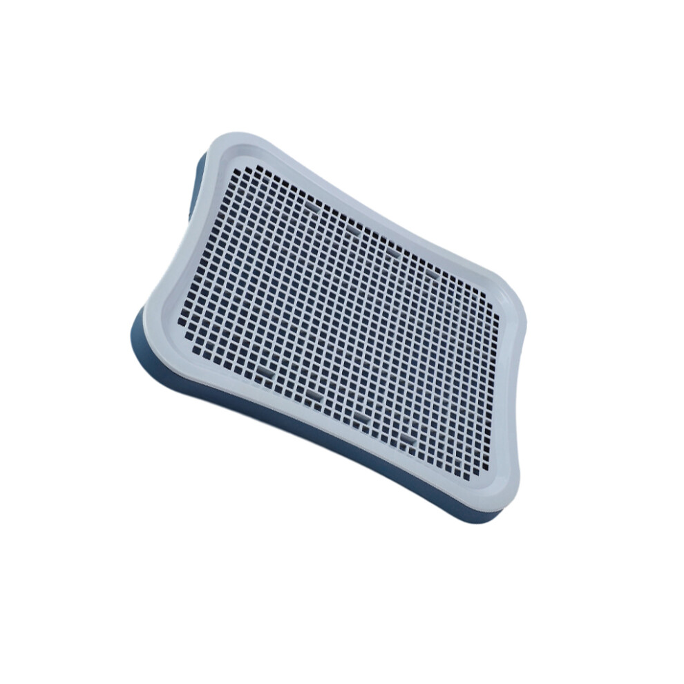 (dark blue, Pillar style) Grid Dog Toilet - Environmentally Safe And Odorless For Pets Wall-image-OPC-PMZRTR7-NEW