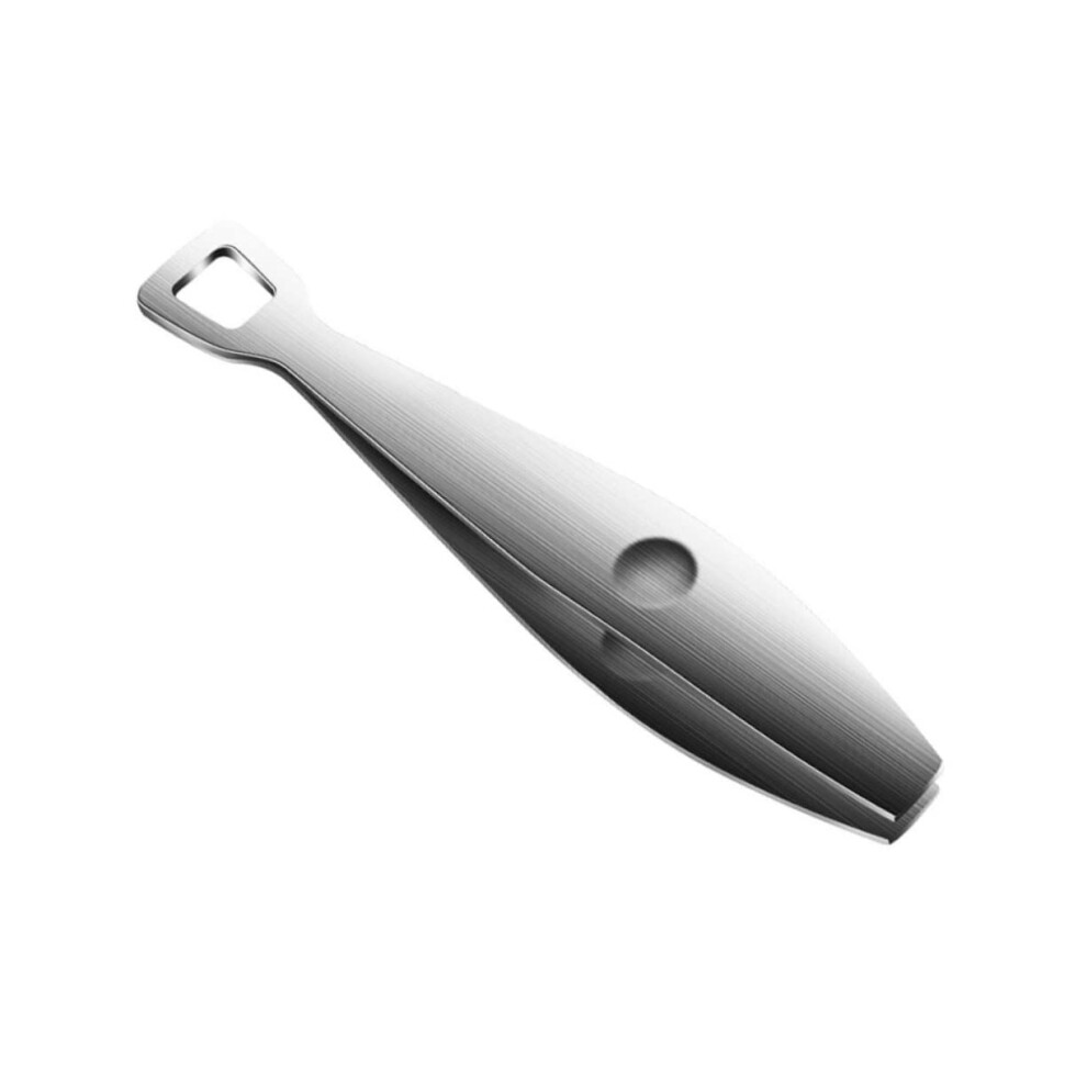 Stainless Steel Pig Hair Clip Kitchen Plier Tip Hair Remover Tweezers Women Blackhead Tweezers