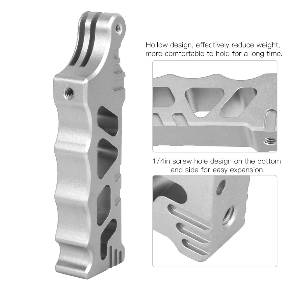 Aluminium Alloy Handspike For Gopro Action Camera, Silver/Grey 9371362040838