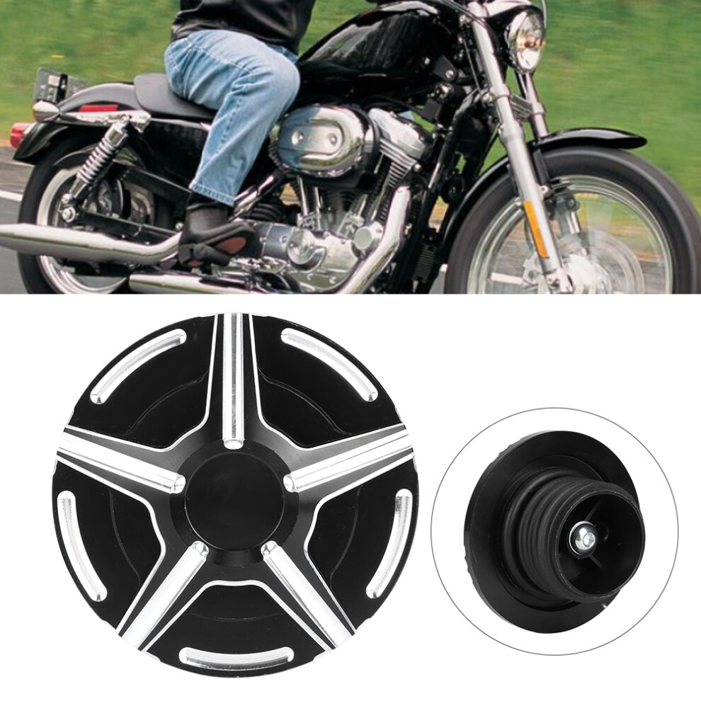 Motorcycle Fuel Tank Cap CNC Aluminum Fit for XL883 1200 Retro Star Style-image-OPC-PMZRYNV-NEW