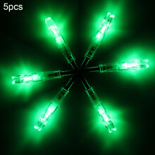 LED-Pfeil-Spitze mit automatischem Umschalter 6,2 mm für Nachtjagd, 5er-Pack