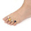 8pcs Silicone Toe Separator Washable Reusable Pedicure Tool #G 3
