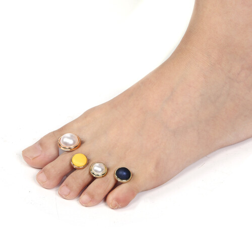 8pcs Silicone Toe Separator Washable Reusable Pedicure Tool #G 2