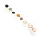 8pcs Silicone Toe Separator Washable Reusable Pedicure Tool #G 6