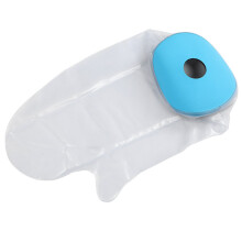Adult Blue PVC Diving Material Waterproof Sleeve 38cm for Hands