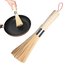 Pot Brush | Wooden Wok Scrub Brush - Ergonomic Washing Tools With Hangable Loop For Frying Pan Baking Pan Tableware