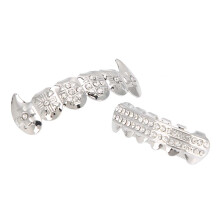 Hip Hop Themed Teeth Set Prop for Halloween Party Costume & Gift