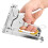 Manual Framing Stapler Hand Operated Nailer Silver 3-Use for Construction 8