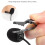 Mini Clip-On Phone Microphone, 1.5m, Omnidirectional, Black 3