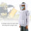 Breathable White Beekeeping Suit with Veil, Polyester, 239g 1