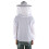 Breathable White Beekeeping Suit with Veil, Polyester, 239g 12