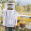 Breathable White Beekeeping Suit with Veil, Polyester, 239g 11