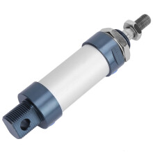 25mm Hub Kolben Pneumatikzylinder Aluminiumlegierung Doppelwirkend Mini Luftzylinder