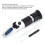 Handheld Refractometer 0-40% Brix, 0-25% Liquid, Aluminum 12