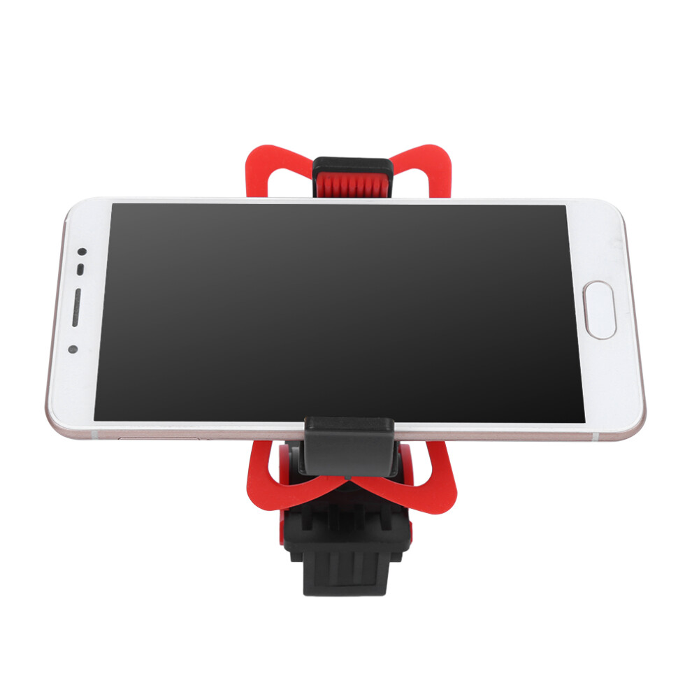Cycling Gps Phone Mount Silicone Universal Bike Bracket Mountain Bicycle Red 7901362052979