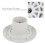 2in ABS Pool Water Inlet Outlet Drain Tool - White, 135g 9