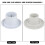 2in ABS Pool Water Inlet Outlet Drain Tool - White, 135g 11