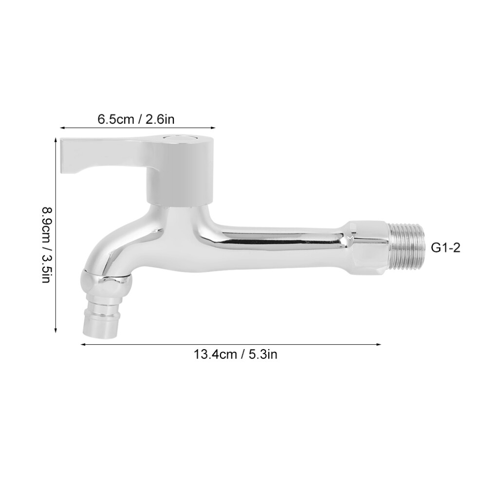 G1/2In Copper Electroplated Cold Water Faucet For Laundry Long Type 49213 4981362055227