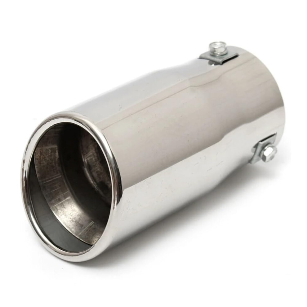 Exhaust Pipe Car Auto Muffler Steel Stainless Trim Tail Tube Exhaust Mufflers Vehicle Auto Parts Tailpipe Ends Trim(Bevel) 9067246758653