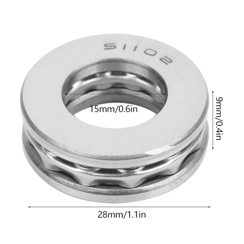 5Pcs 51102 Axial Ball Thrust Bearing 15Mm Inner, 28Mm Outer 4961362057537