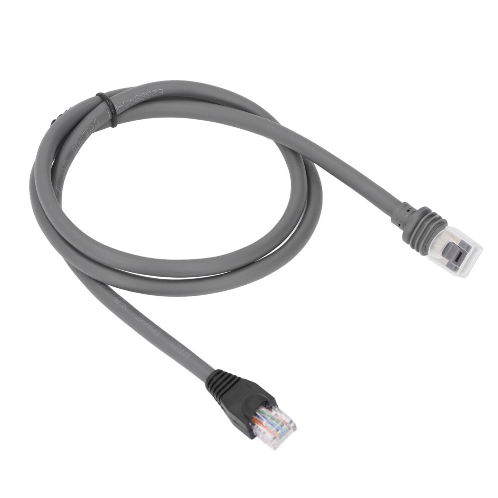 Rectangular Satellite Cable, Small Effort Saving Rectangular Satellite Ethernet Cable Extension Stable Connection 1200Mpbs For Outdoor (2M / 7Ft) 9323874995854