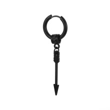 Street Hip Hop Stainless Steel Earrings Feather Cross Multi Style Gothic Accessories Men's and Women's Jewellery Accessories