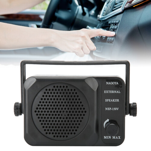 Mini External Speaker 3W 3.9m Cable Noise Filter for CB Radio 2