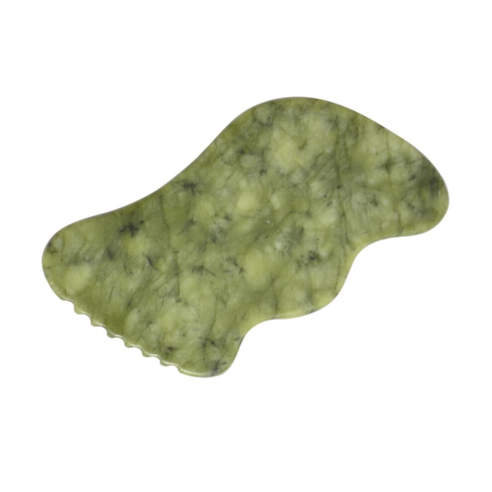 Green Gua Sha Massage Board Jade Scraping Tool For Body Pain Relief And Facial Therapy Natural Stone Acupressure For Skincare And Muscle Care