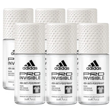 6 x 50ml Adidas 48H Anti-Perspirant Roll On - Pro Invisible