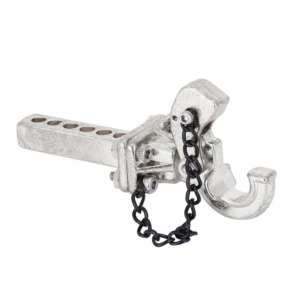 Durable Metal Trailer Hook For 1/10 Rc Crawler: Trx4 Trx6 Scx10 Silver 4001362058827