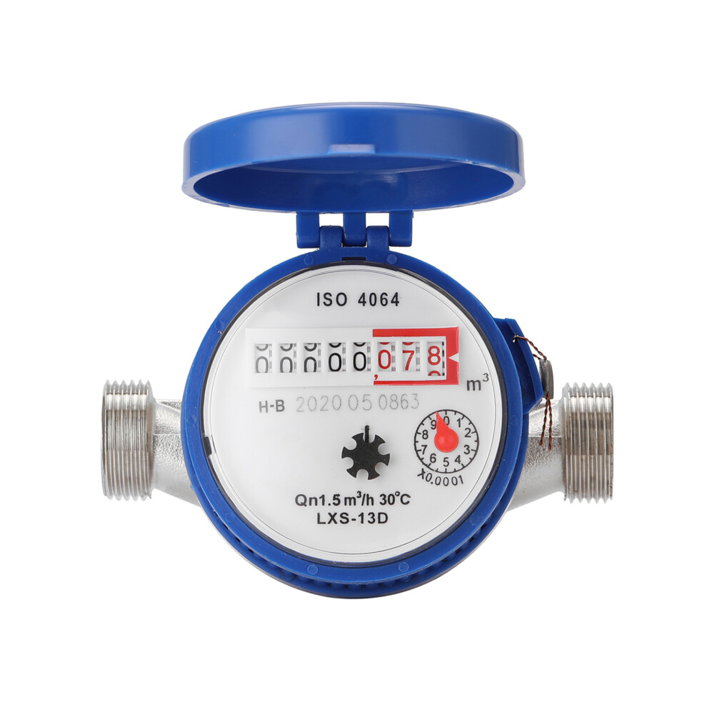 Mechanical Rotor Cold Water Meter 15Mm 1/2'' Digital Counter Filter 3761362059255