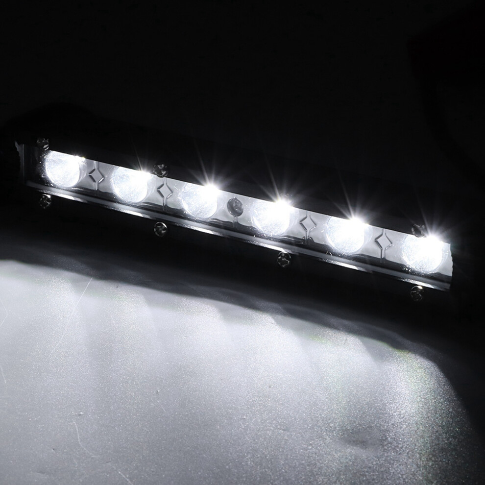 7In Ultra Slim 18W 6Led 6000K Ip67 Work For Offroad Use White/Light 7681362058576