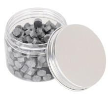 Silver 200Pcs Sealing Wax Octagon Seals for Bottles Envelopes & Documents