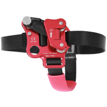 Corrosion Resistant Right Foot Climbing Ascender Riser - Red