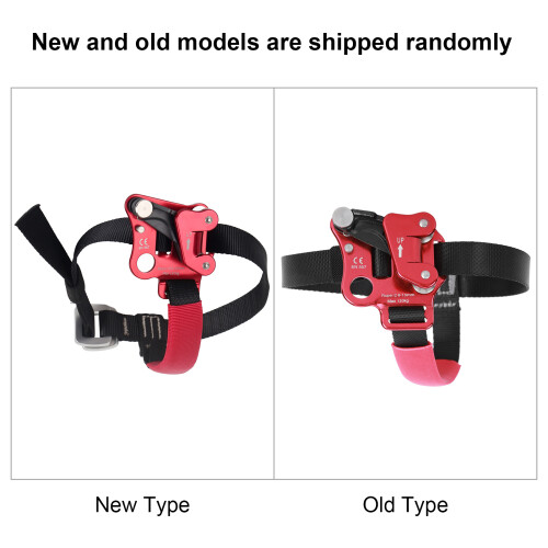 Corrosion Resistant Right Foot Climbing Ascender Riser - Red 2
