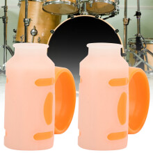 Rotating Auxiliary Drum Stick Control Clip - Blanc Orange Anti Slip Finger Tool