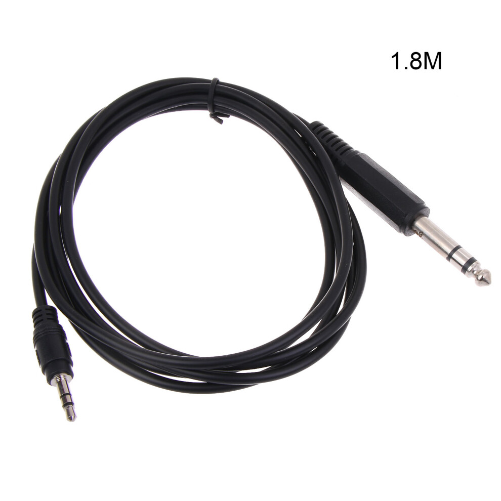 Aux Cable Cord 6.35Mm Stereo Male To 3.5Mm Male Plug- Connection 7732000142451