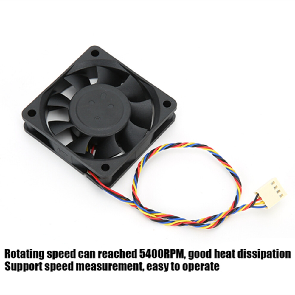 6Cm 12V 0.36A Low Noise Cooling Fan For Cpu, Black 4611362061118