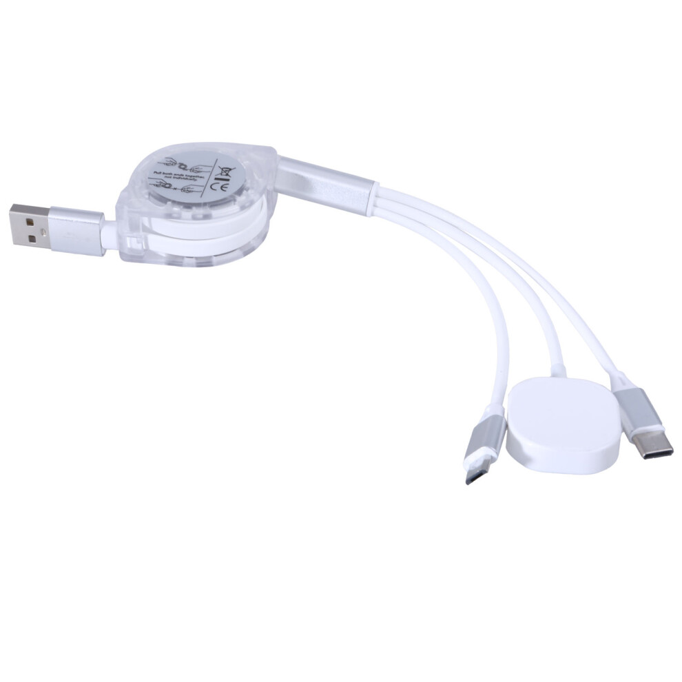 Convenient Usb To Type C Retractable Charger Cable For Cellphone 7732000143717