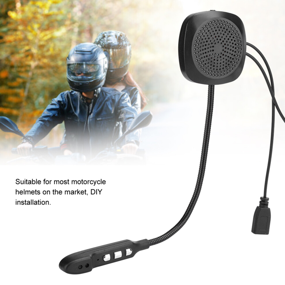 Bluetooth 5.0 Motorcycle Helmet Headset Stereo Headphone With Mic, 24Î©, 30Mm, 250Mah 7901362061308