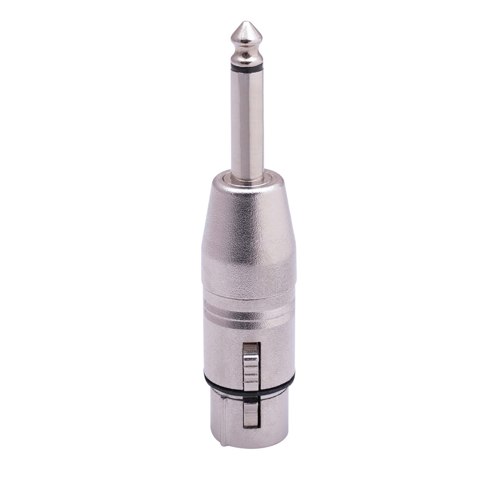6.35Mm Male To 3Pin Female Adapter Female 3Pin To 1/4 Mono Music 7732000143021