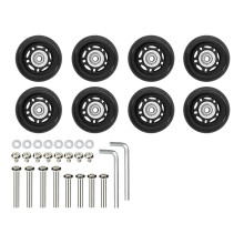 8PCS Practical Plastic Luggage Wheels Quiet Rolling-37model